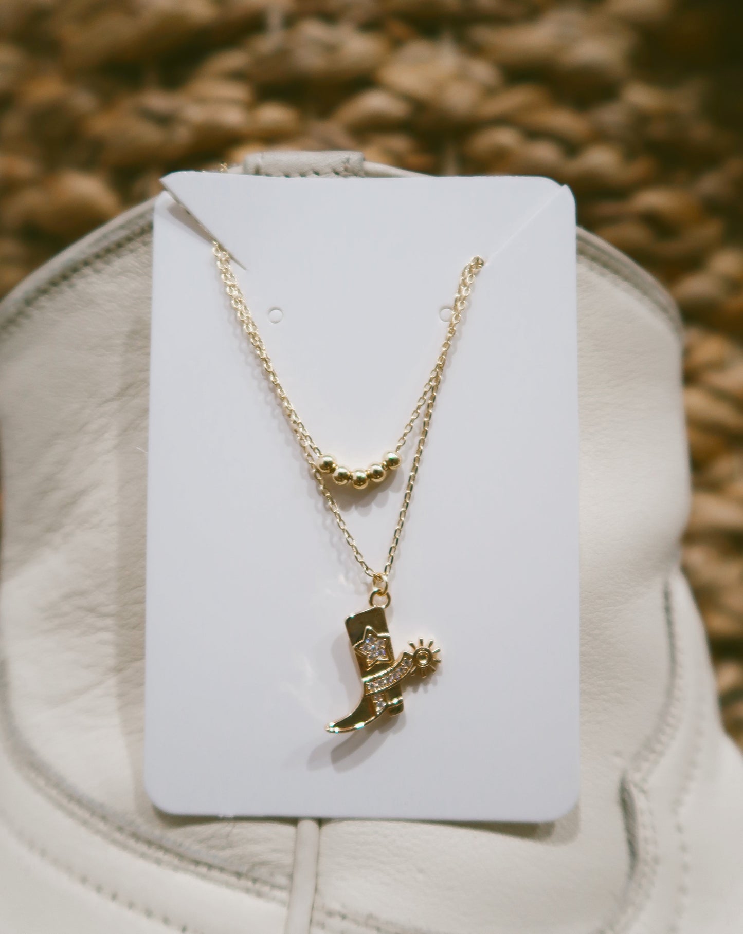 Cowgirl Necklace - Gold